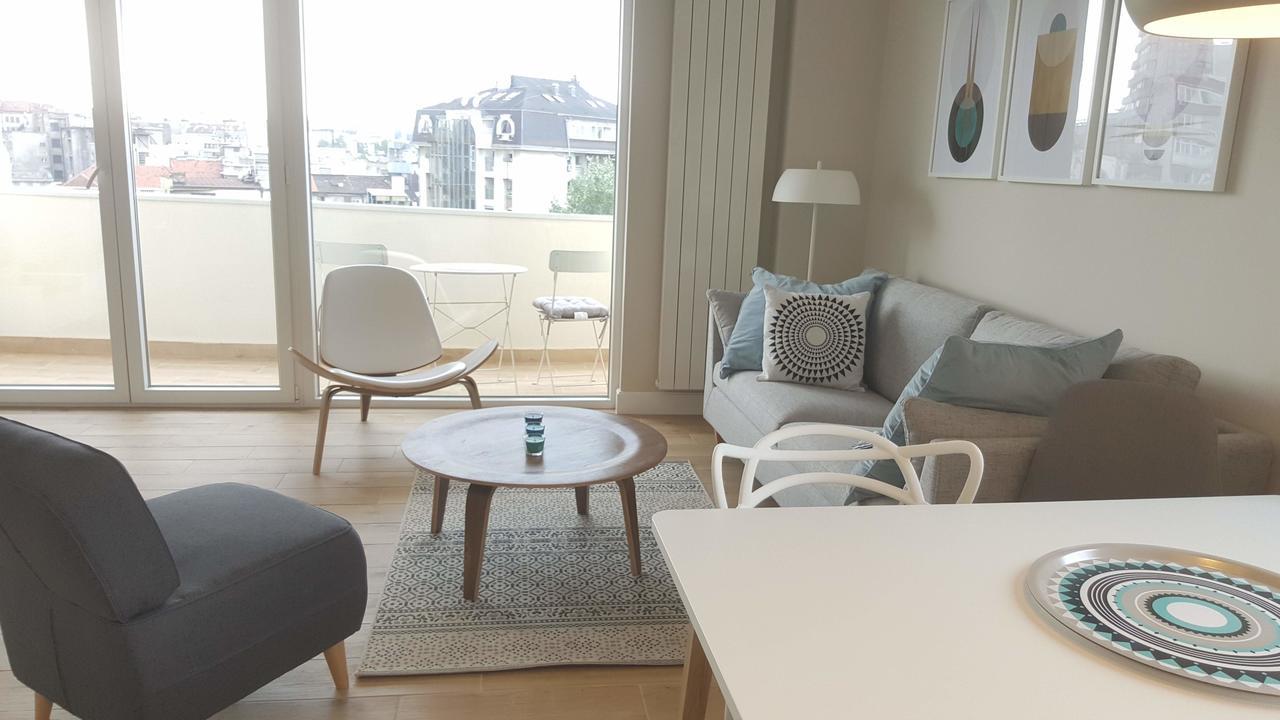 Urban Zen With View - City Break Apartments Beograd Bagian luar foto